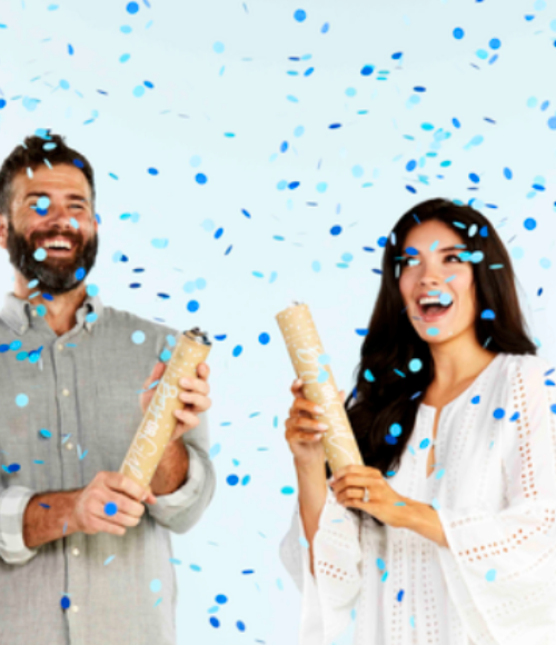 Gender Reveal Confetti Popper