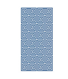Blue & White Geometric Guest Napkins