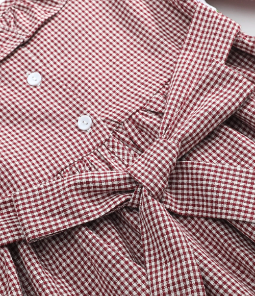 Gingham Farm Smocked Dress