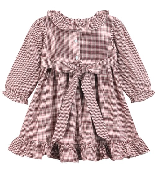 Gingham Farm Smocked Dress