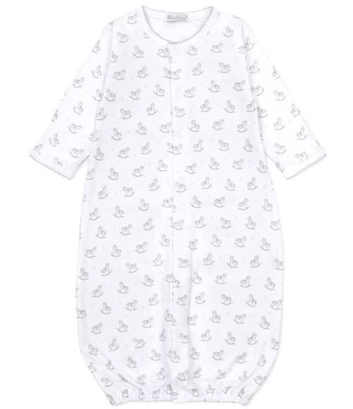 Kissy Rocking Horse Silver Converter Gown Set