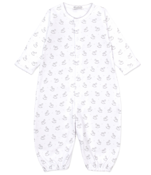 Kissy Rocking Horse Silver Converter Gown Set