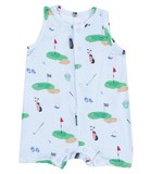 Golf Things Blue Romper