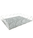 Scalloped Acrylic Trays