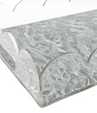 Scalloped Acrylic Trays
