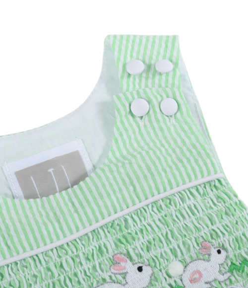 Seersucker Easter Smocked Jon Jon