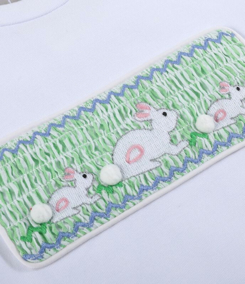 Seersucker Shorts & Smocked Easter Shirt Set