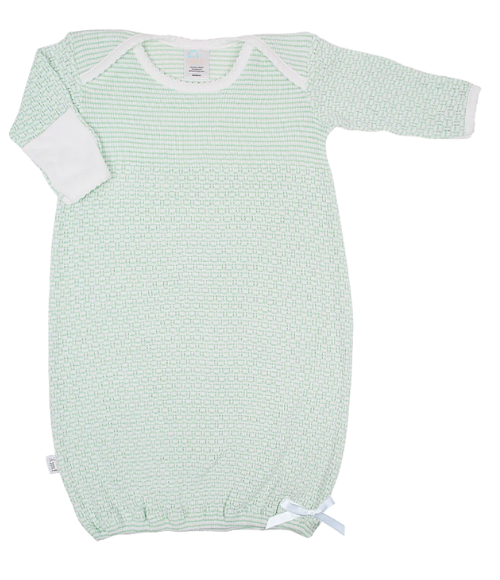 Paty Knit Gown with Picot Trim - Multiple Colors