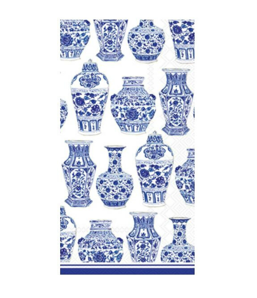 Blue & White Vases Guest Napkins