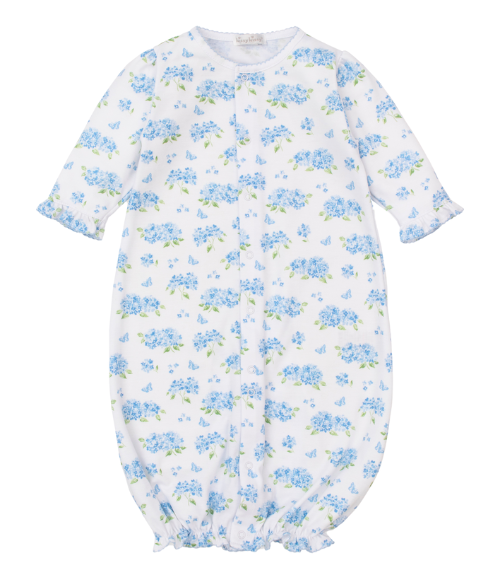 Kissy Blue Heavenly Hydrangeas Convertible Gown & Hat Set