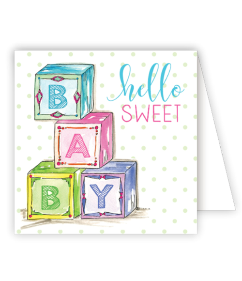 Hello Sweet Baby Enclosure Card Hello Sweet Baby Enclosure Card