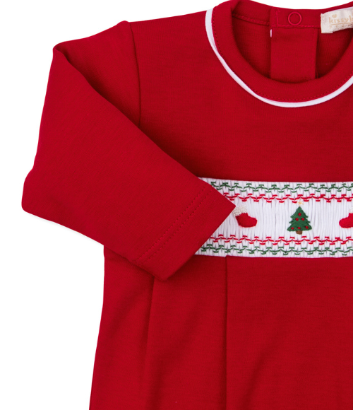 Kissy Holiday Medley Smocked Playsuit