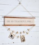 Thanksgiving & Christmas Photo Hanger