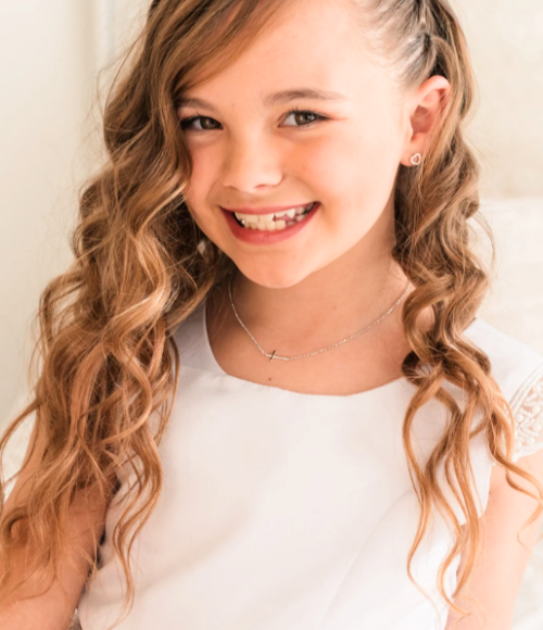 Horizontal Cross Necklace for Girls