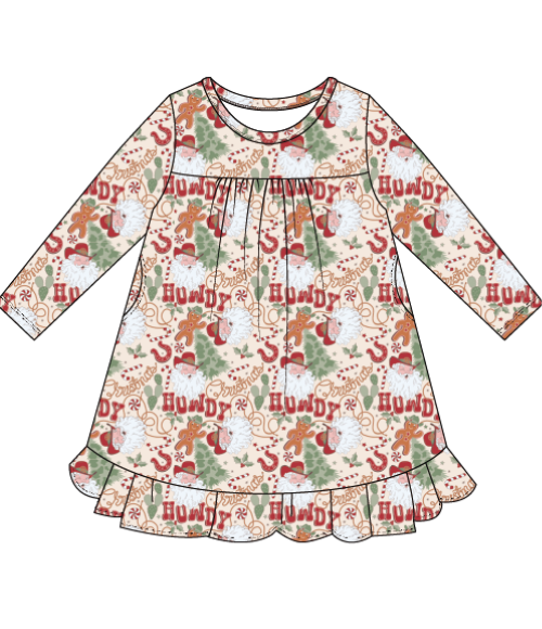 Howdy Santa Boho Nightgown