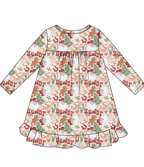 Howdy Santa Boho Nightgown