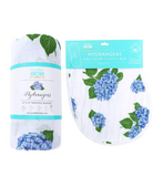 Hydrangeas Organic Burp Cloth, Bib & Blanket