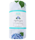Hydrangeas Organic Burp Cloth, Bib & Blanket