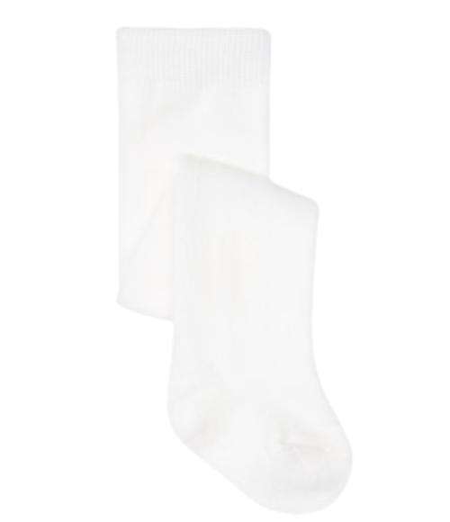 Off White Woven Tights