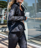 Plus Defined Camouflage Chintz Jacket
