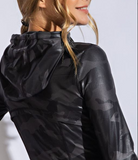 Plus Defined Camouflage Chintz Jacket