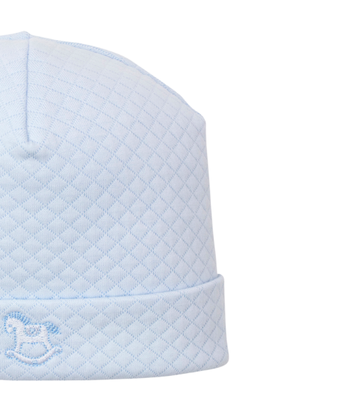 Kissy Rocking Horse Blue Jacquard Set