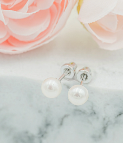 Freshwater Pearl Earrings for Baby & Girls