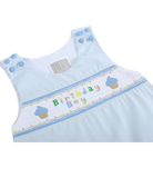 Birthday Boy Smocked Romper