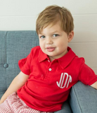 Short Sleeve Red Polo