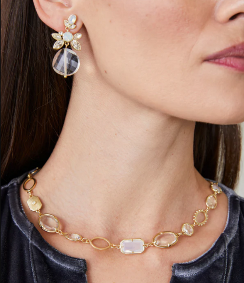 Lagoon Crystal 18" Necklace