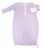 Paty Knit Gown with Picot Trim - Multiple Colors