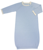 Paty Lightweight Blue Feather Knit Gown