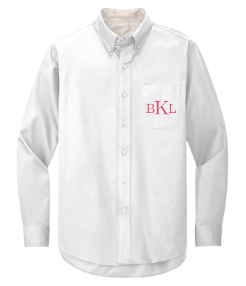 Monogrammed Woven Shirt Monogrammed Woven Shirt