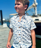 Maui Ship Printed Button Down