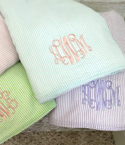 Seersucker Beach Towels-Multiple Colors