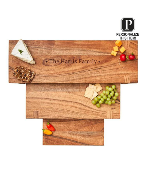 Modern Set of Acacia Nesting Boards