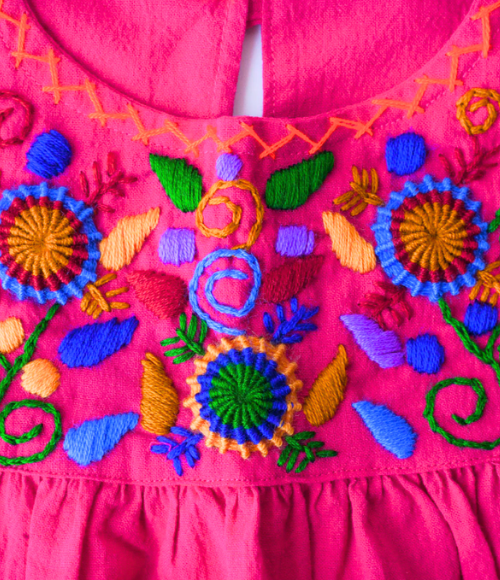 Jardinita Baby Fiesta Dress-Multiple Colors