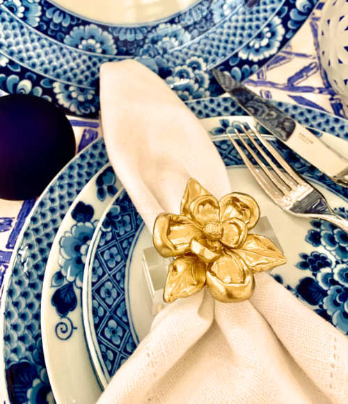 Magnolia Napkin Rings