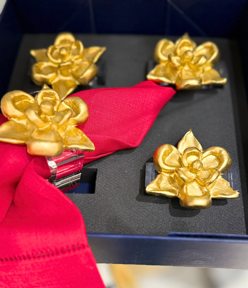 Magnolia Napkin Rings
