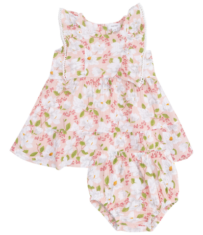 Magnolias Picot Trim Edge Dress