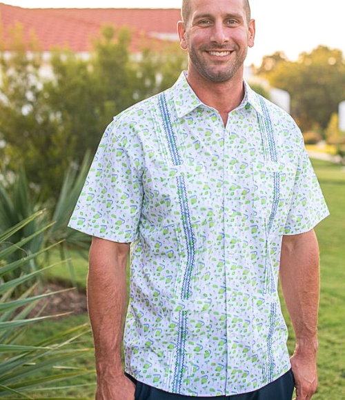 BQ Men's Margarita Guayabera Shirt