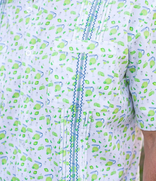BQ Men's Margarita Guayabera Shirt
