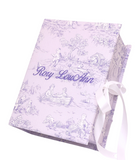 Small Baby Keepsake Chest in Lavender Bryant Park Cotton