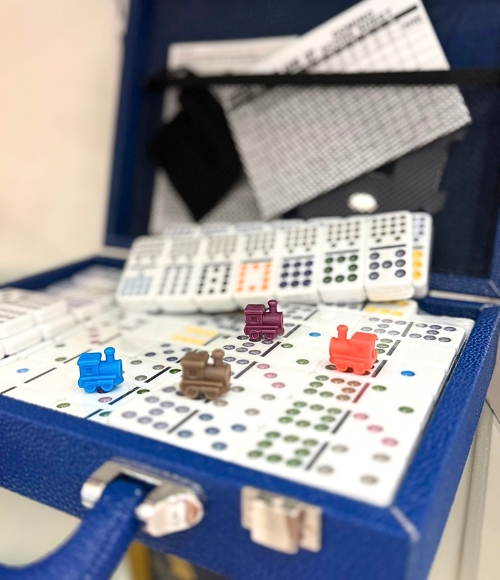 Mexican Train Dominoes Set