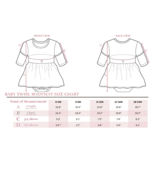 Texas Bluebonnets Flutter Twirl Bodysuit