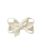 Antique White Grosgrain Bow