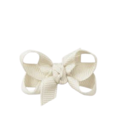 Antique White Grosgrain Bow