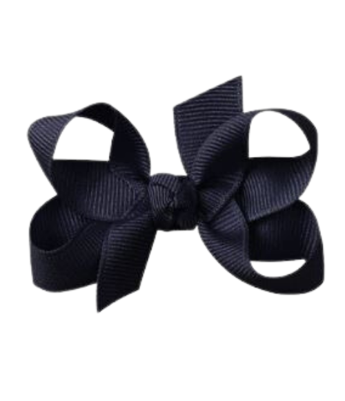 Dark Navy Grosgrain Bow Dark Navy Grosgrain Bow
