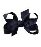 Dark Navy Grosgrain Bow