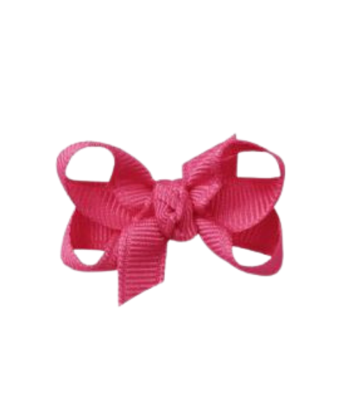 Fuschia Grosgrain Bow Fuschia Grosgrain Bow